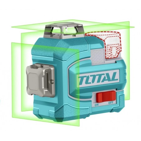 NIVEL LASER 3D VERDE 12 LINEAS TOTAL INDUSTRIAL UTLL301201