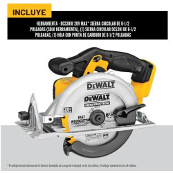 SIERRA CIRCULAR 20V MAX 6.1/2 “DEWALT - DCS391B