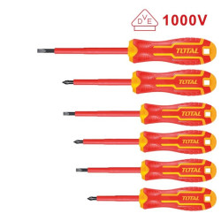 DESTORNILLADOR AISLADO 1000V TOTAL JGO 6 PZS THTIS566
