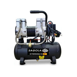 Kit Compresor SAGOLA 1.5 HP + Pistola 472 - KITSAGOLA472
