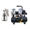 Kit Compresor SAGOLA 1.5 HP + Pistola 472 - KITSAGOLA472