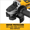 Minipulidora Brushless 4-1/2 XR 2 Baterías 5Ah - DCG413H2-B3
