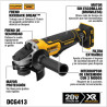 Minipulidora Brushless 4-1/2 XR 2 Baterías 5Ah - DCG413H2-B3