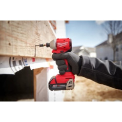 KIT MILWAUKEE TALADRO Y ATORNILLADOR DE IMPACTO 3693-22CX